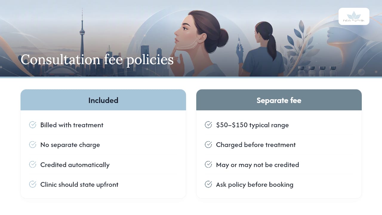 Are consultation fees included in the total, or charged separately? — overview diagram