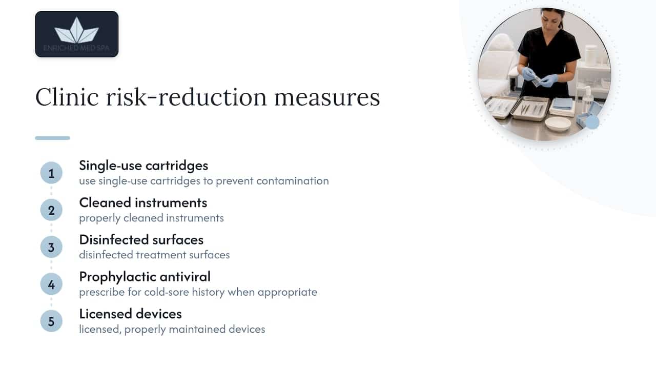 Five microneedling clinic safety measures